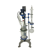 Automatic lab vacuum jacketed glass chemical reactor for sale